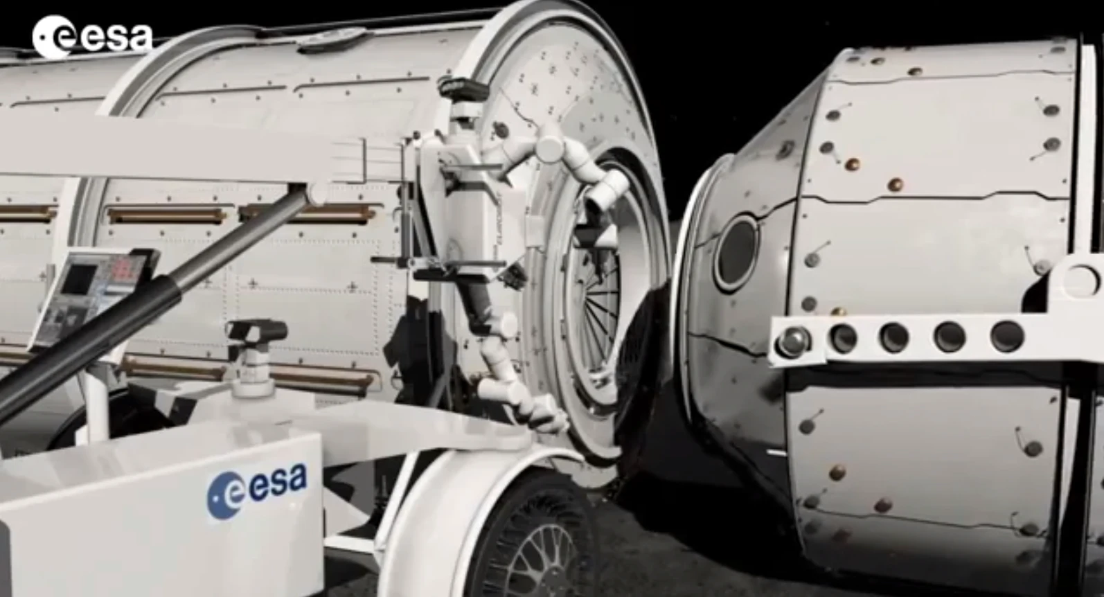 Transporter robot positioning module