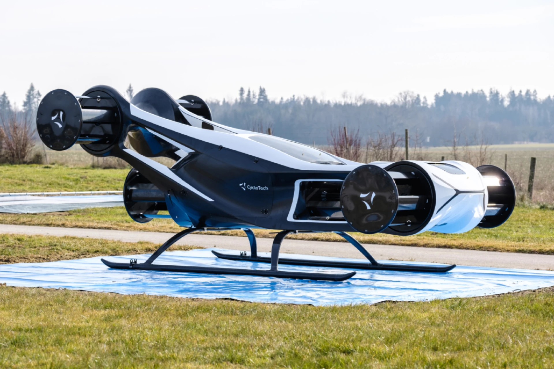 Flying Rotor Cyclorotor eVTOL prototype makes first flight