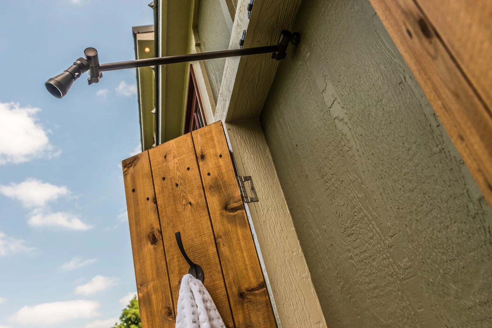 The Denali's outdoor shower