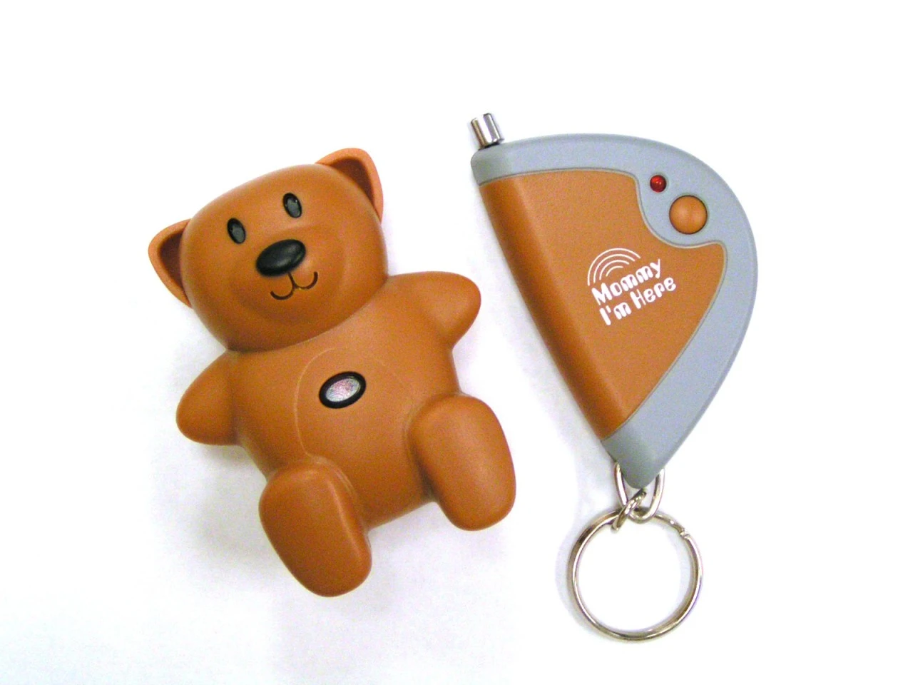 Mommy I'm Here is a wireless alarm system that lets parents know when their child has wandered away