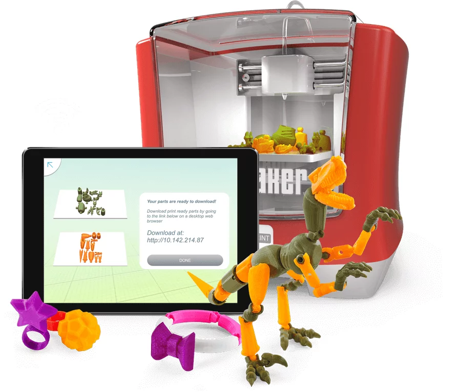 Children will be able to print toys with the Mattel ThingMaker 3D printer