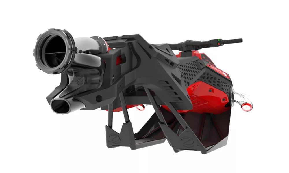 Zapata Flyride: that's where the water goes in