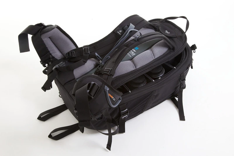 Fit the TrekPak in the backpack, adjust the dividers for your gear, and travel wherever your journey takes you
