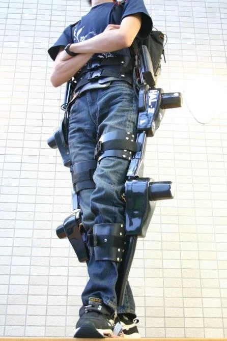 The Robot Suit HAL: Hybrid Assistive Limb) Image copyright Prof. Sankai Univ. of Tsukuba/ Cyberdyne Inc.
