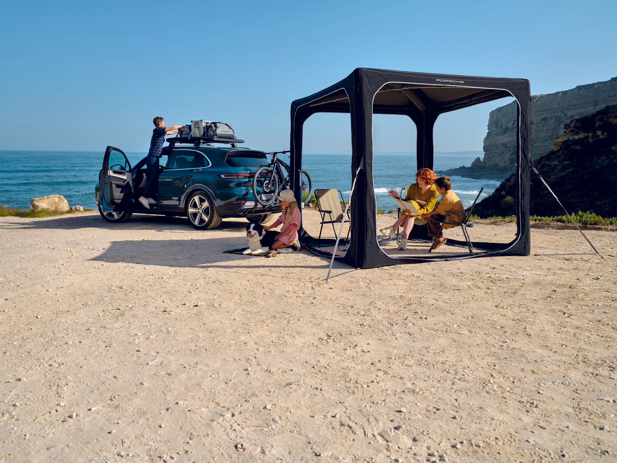 The $1,680 base Pavilion is an open-walled, floor-less canopy perfect for use as a sunshade on the beach or in the park