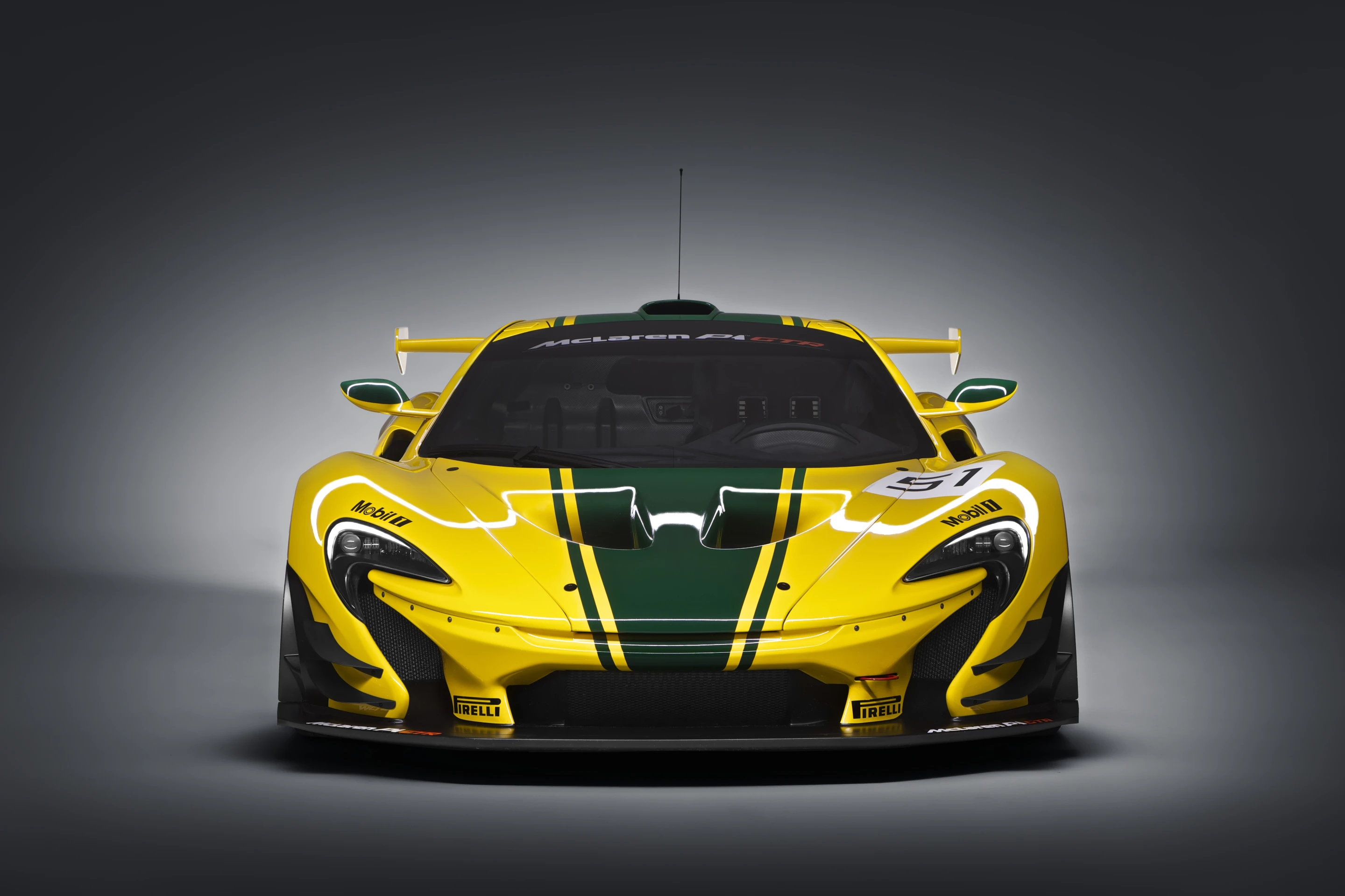 The front splitter is huge, contributing to increased downforce over a standard P1