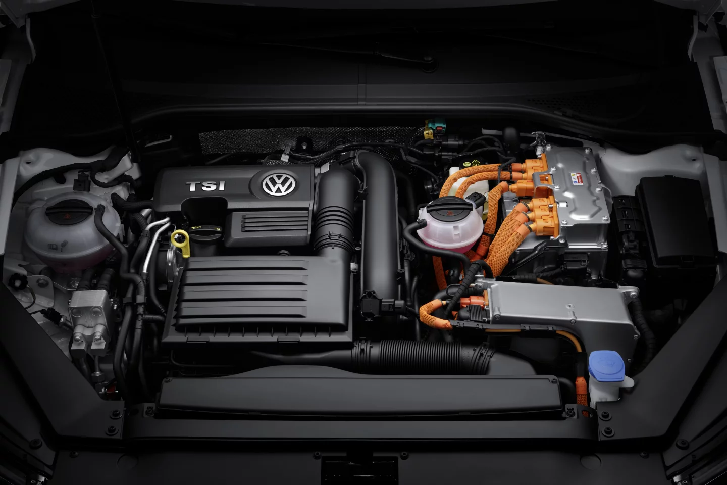 The petrol engine is a 1.4-liter TSI unit