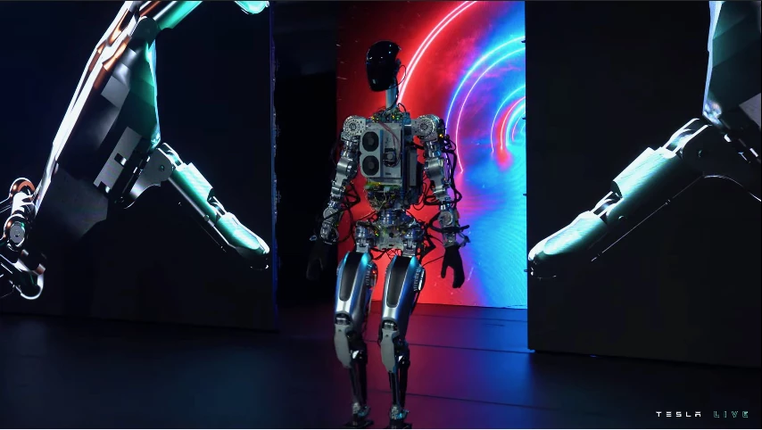Bumble C walked across the stage unaided by a tether, which was reportedly a first for the robot