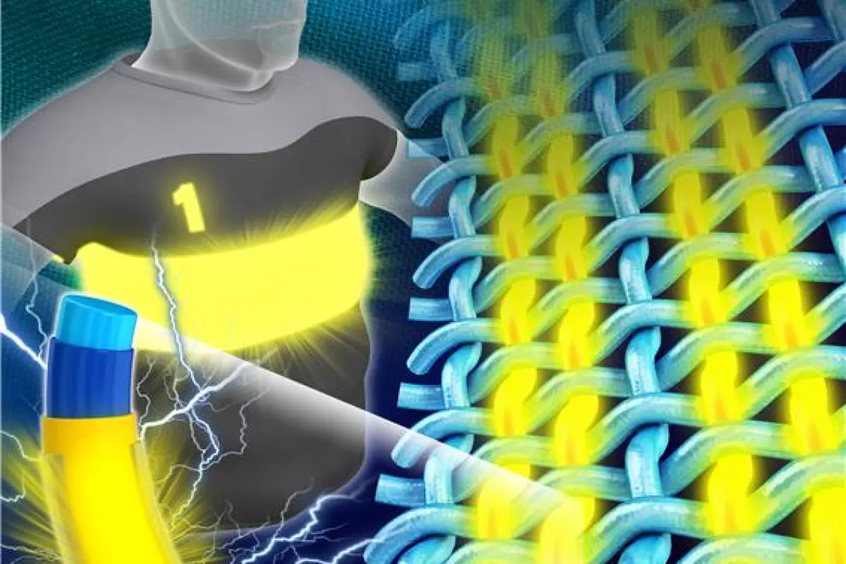 Researchers have created an LED fiber that can be directly woven into textiles to form an integrated flexible display