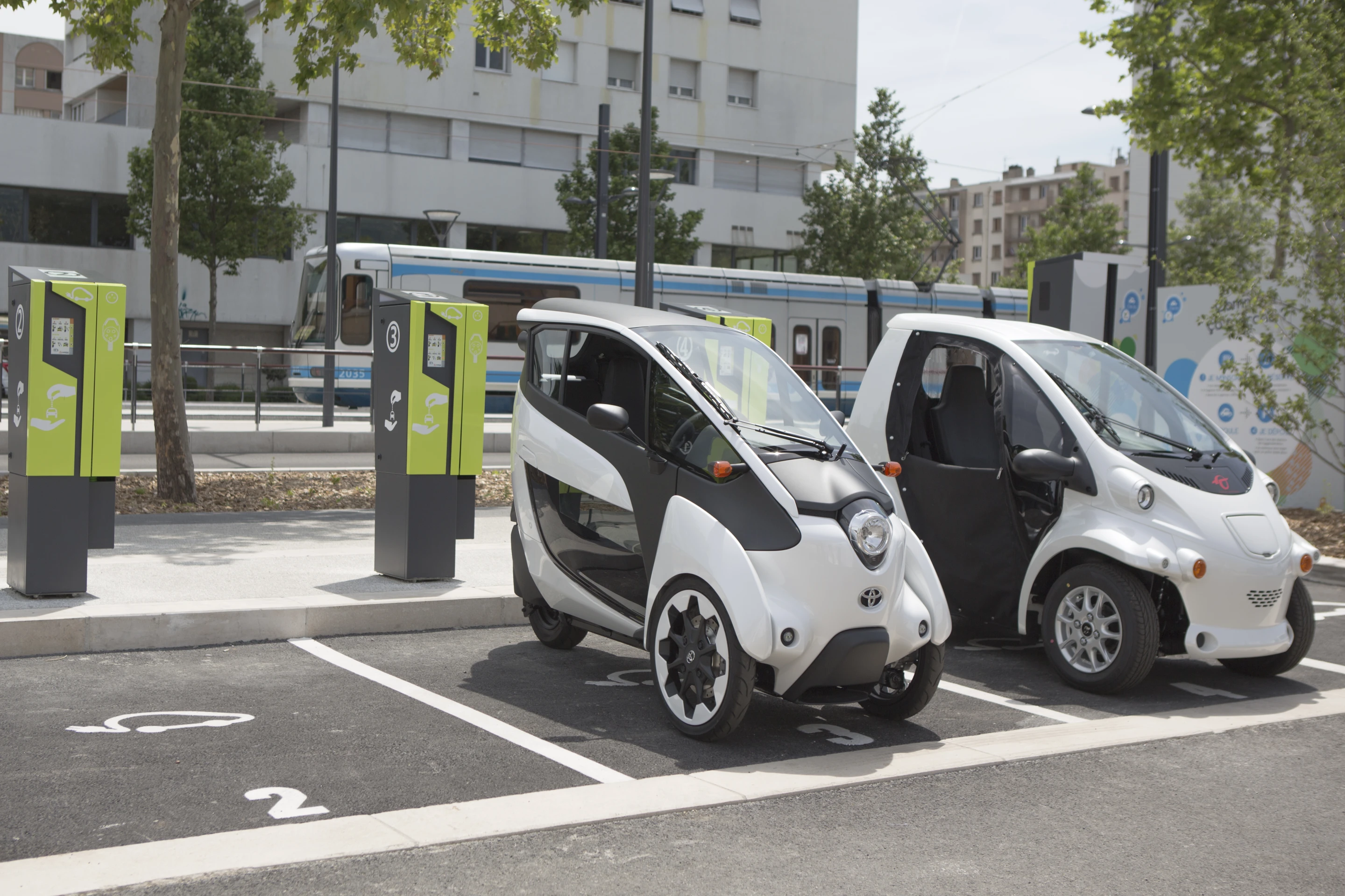 The Toyota iROAD has a small footprint