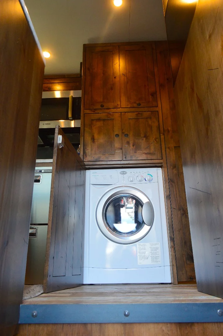 The XV-HD wasn't open for interior touring when we stopped by, but we were at least able to snap a quick peek inside