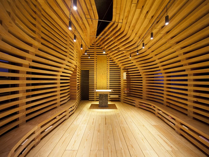 Religious category winner: Chapel Tree of Life, Conciliar Seminary of St. James, Braga, Portugal (Photo: Nelson Garrido)