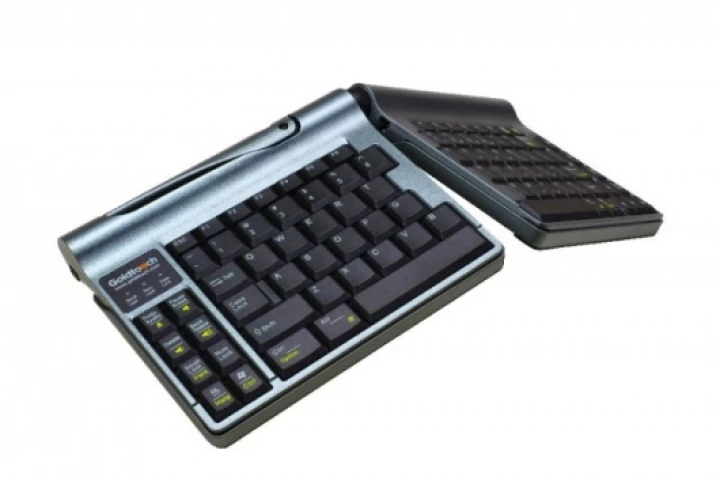 The adjustable tent design allows the user to find the perfect typing position