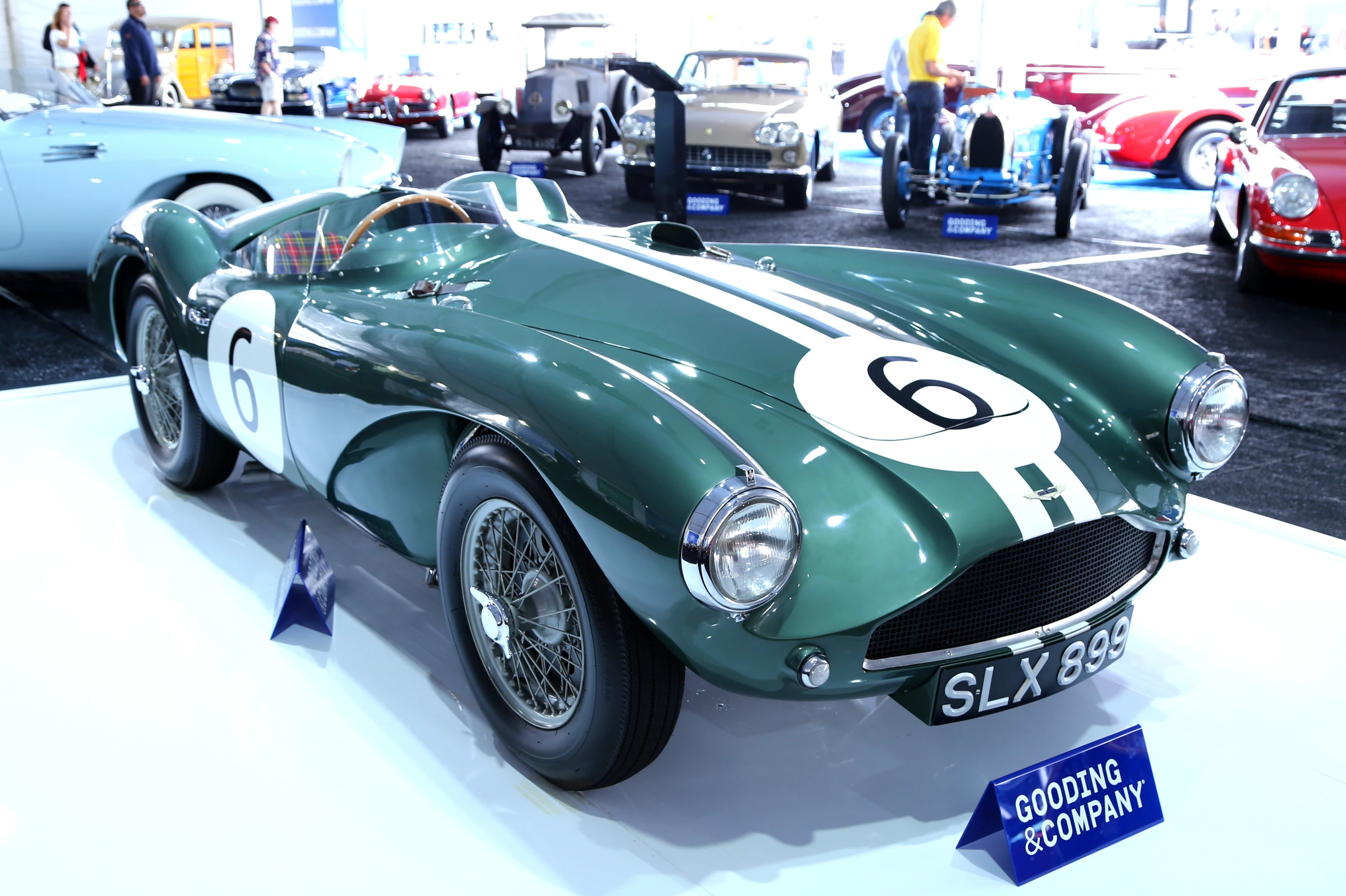 The 1955 Aston Martin DB3S used an 3.0 liter inline six cylinder to generate 210 hp on track (Photo: Angus MacKenzie/Gizmag.com)