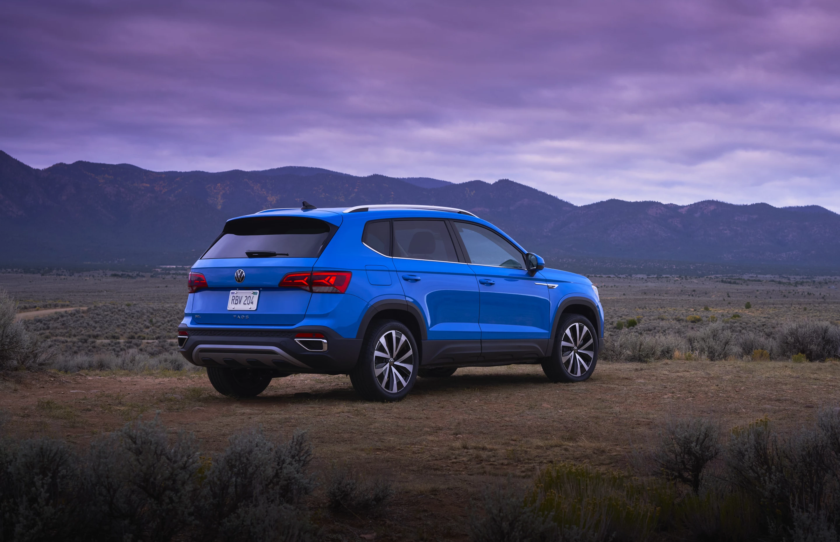 Volkswagen's new Taos measures about 9 inches shorter than the current smallest American-market VW SUV