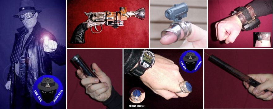 The Eye, and some of his custom gadgets