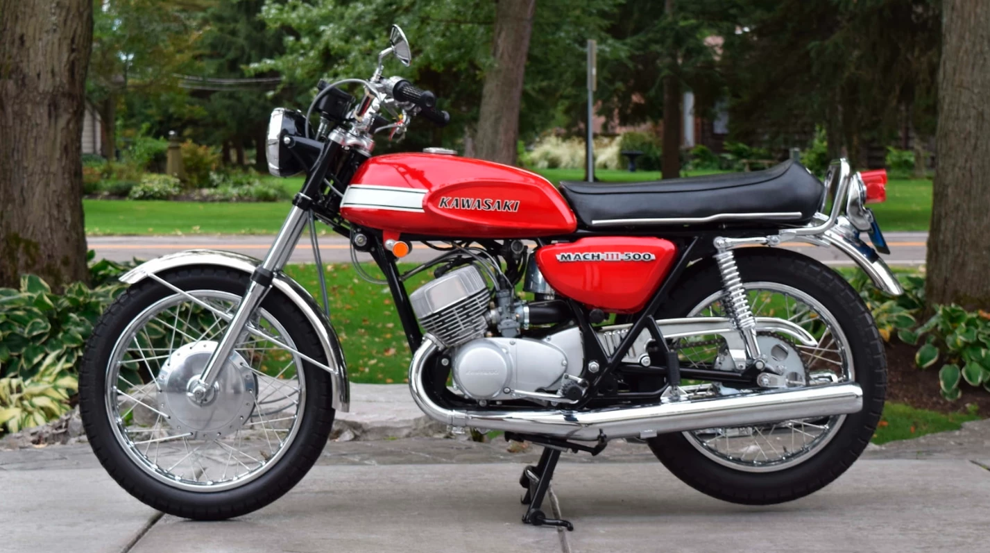$14,300 | 1969 Kawasaki Mach III | Auction Link: Mecum