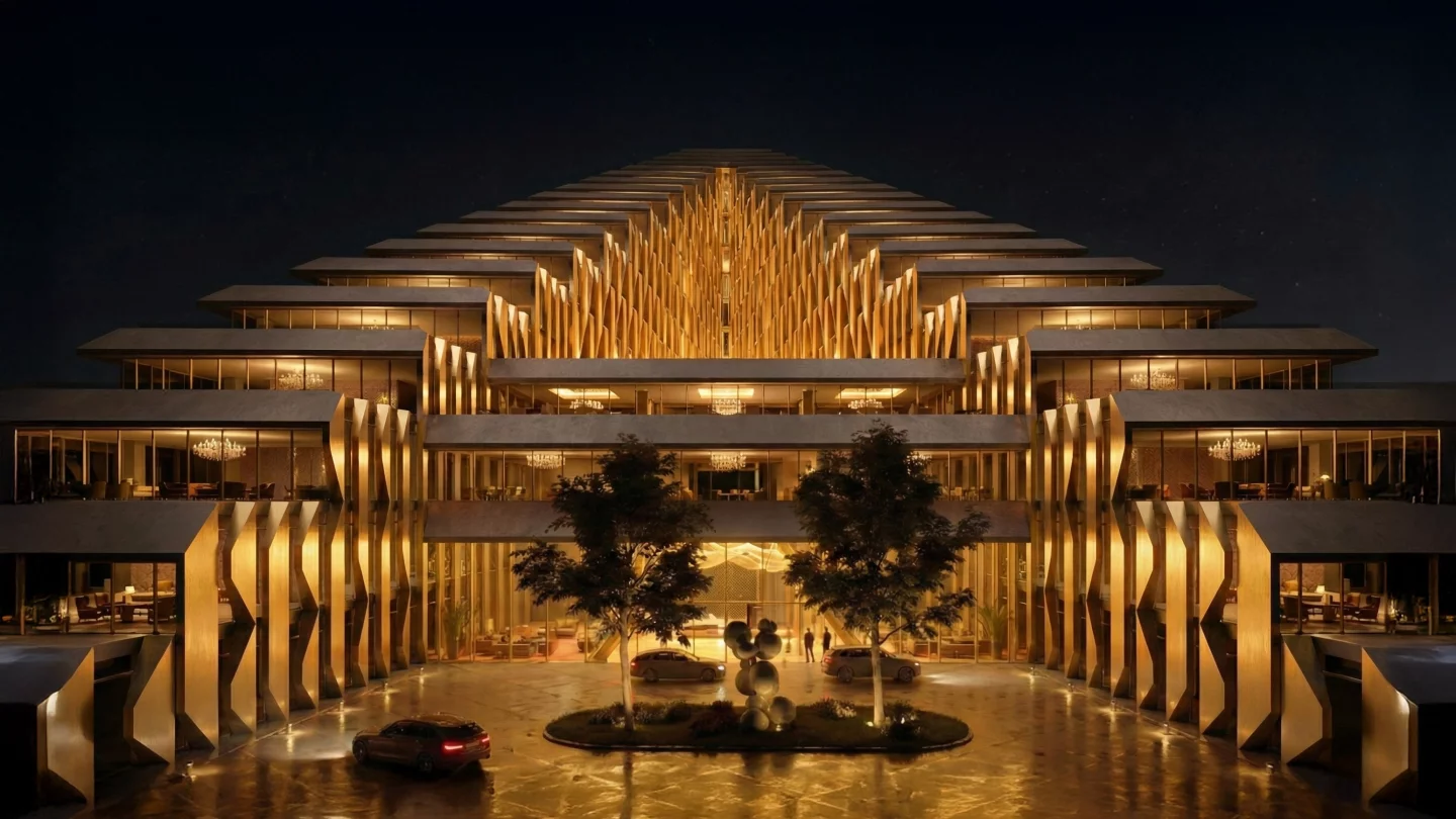 The Alatau Iconic Complex and Gateway District's stepped design will create the opportunity for balconies and terraces