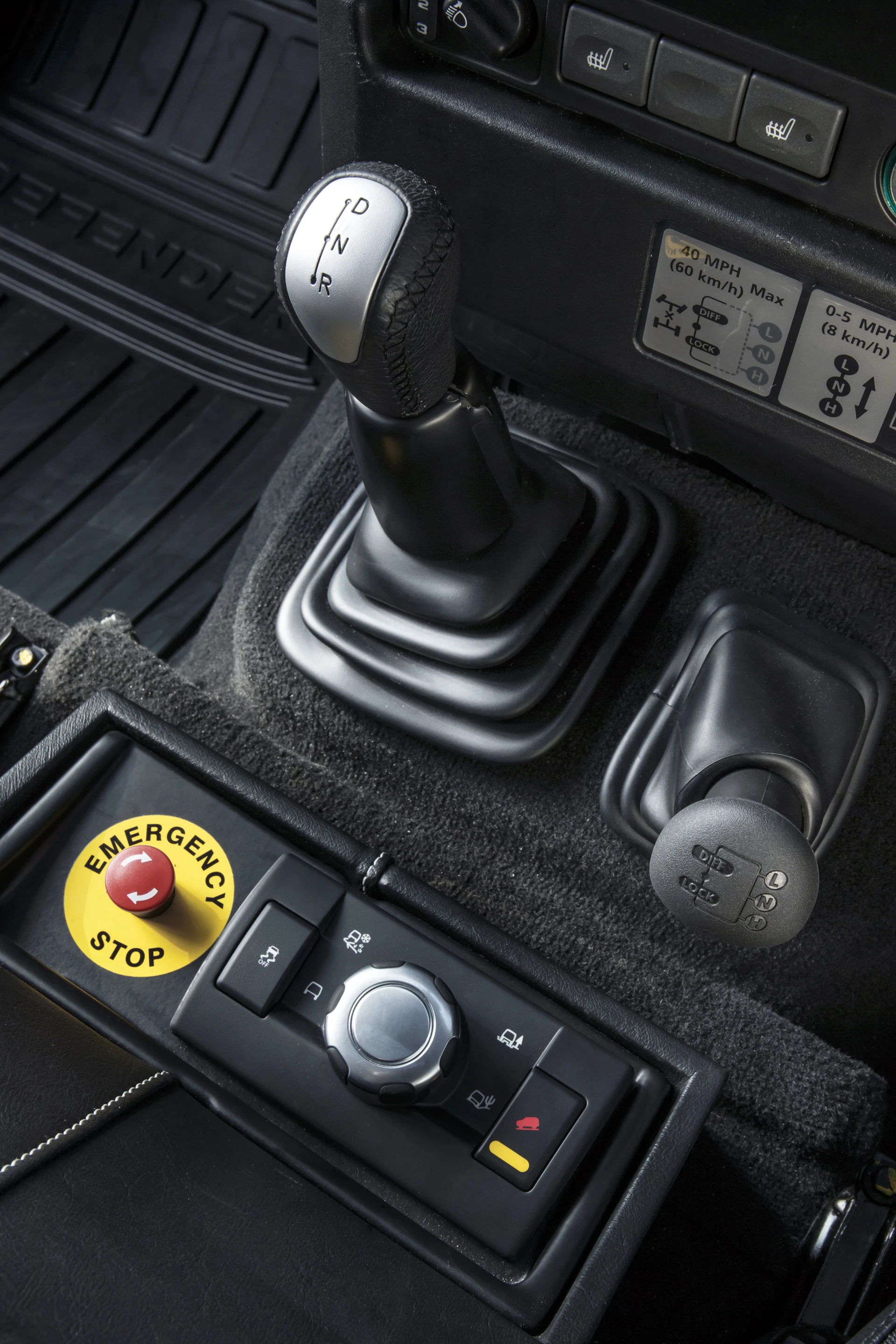 Electric Defender retains manufacturer's all wheel drive system with permanent four-wheel drive and Hill Descent system