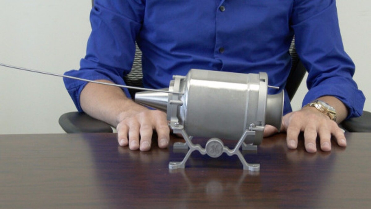 The engine was made entirely of 3D-printed parts (Photo: GE Aviation)
