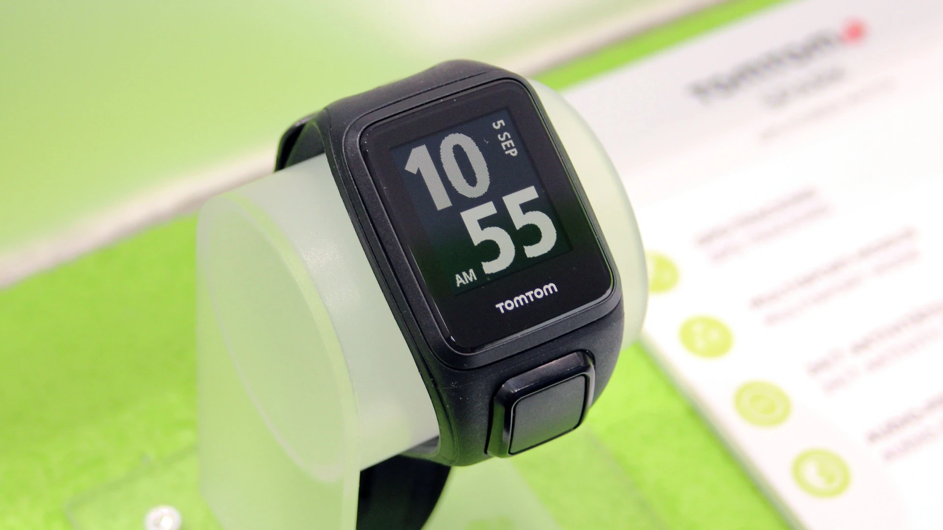 The TomTom Spark fitness tracking watch can store around 500 music tracks