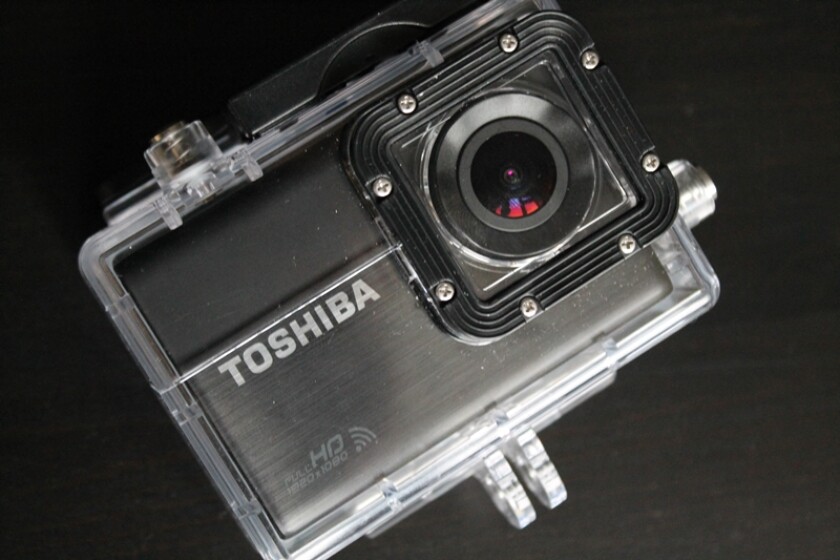 The camera buttons are a little less responsive when it is enclosed in the case and the screen is slightly more difficult to see