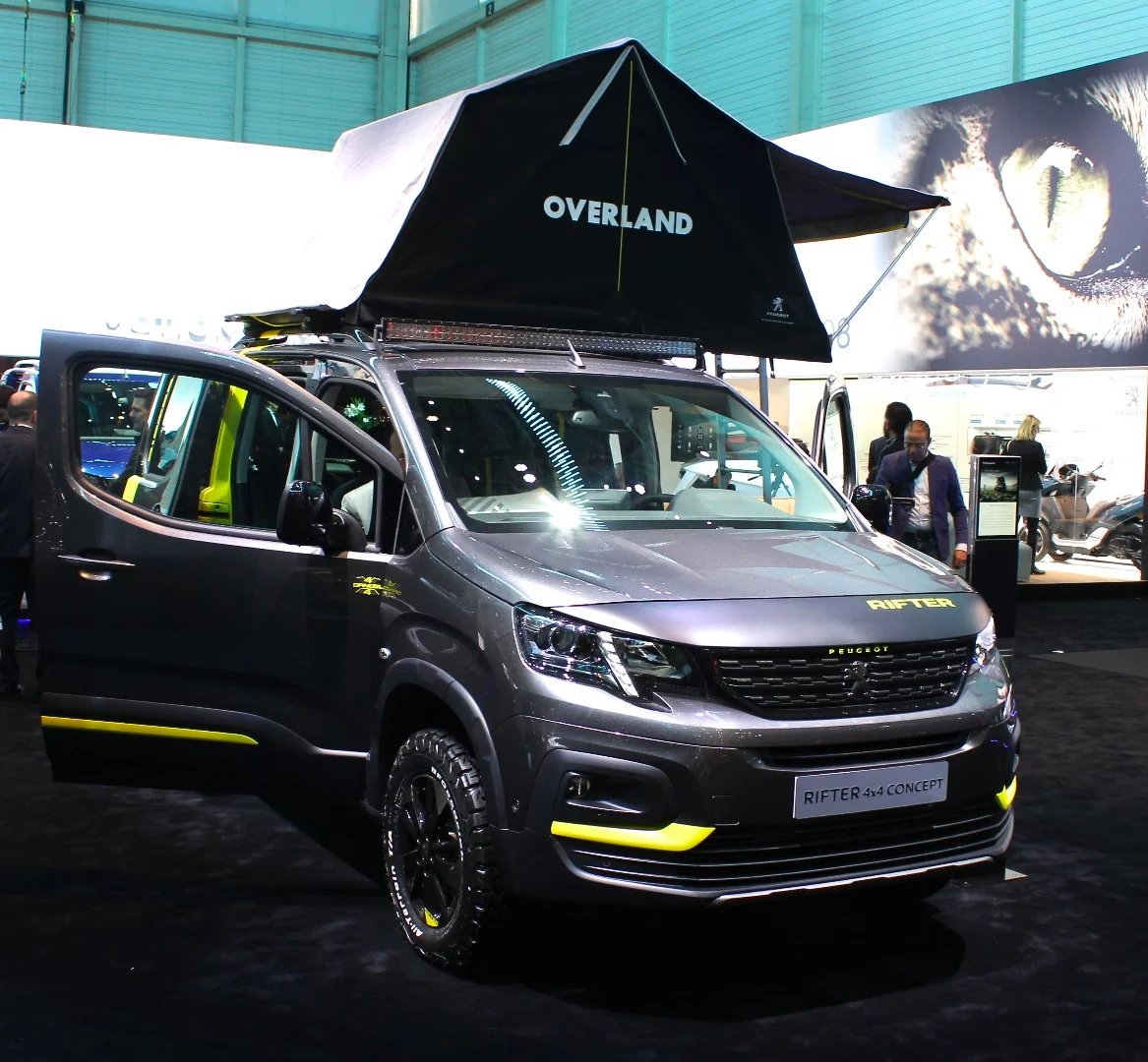 The Rifter 4x4 concept helps celebrate the arrival of the new Peugeot Rifter van, the Citroën Berlingo's counterpart