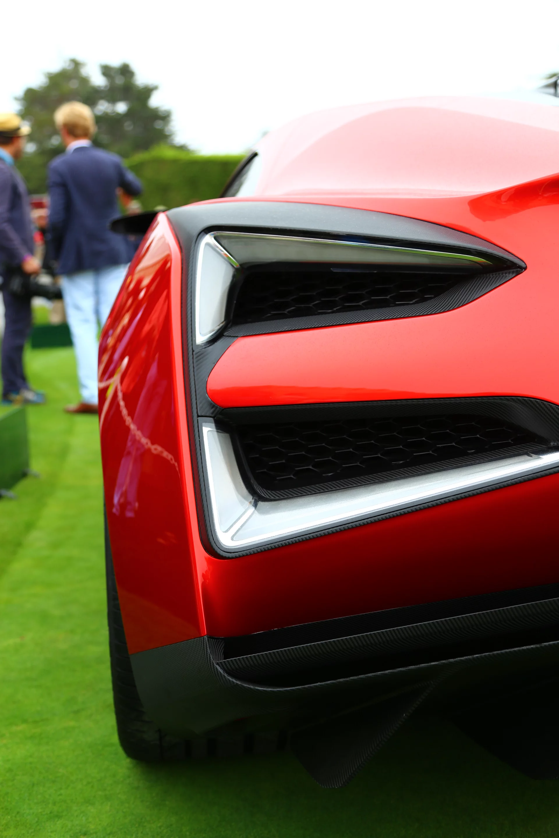 Tapered rear light treatment features a trident like design (Photo: Angus MacKenzie/Gizmag.com)