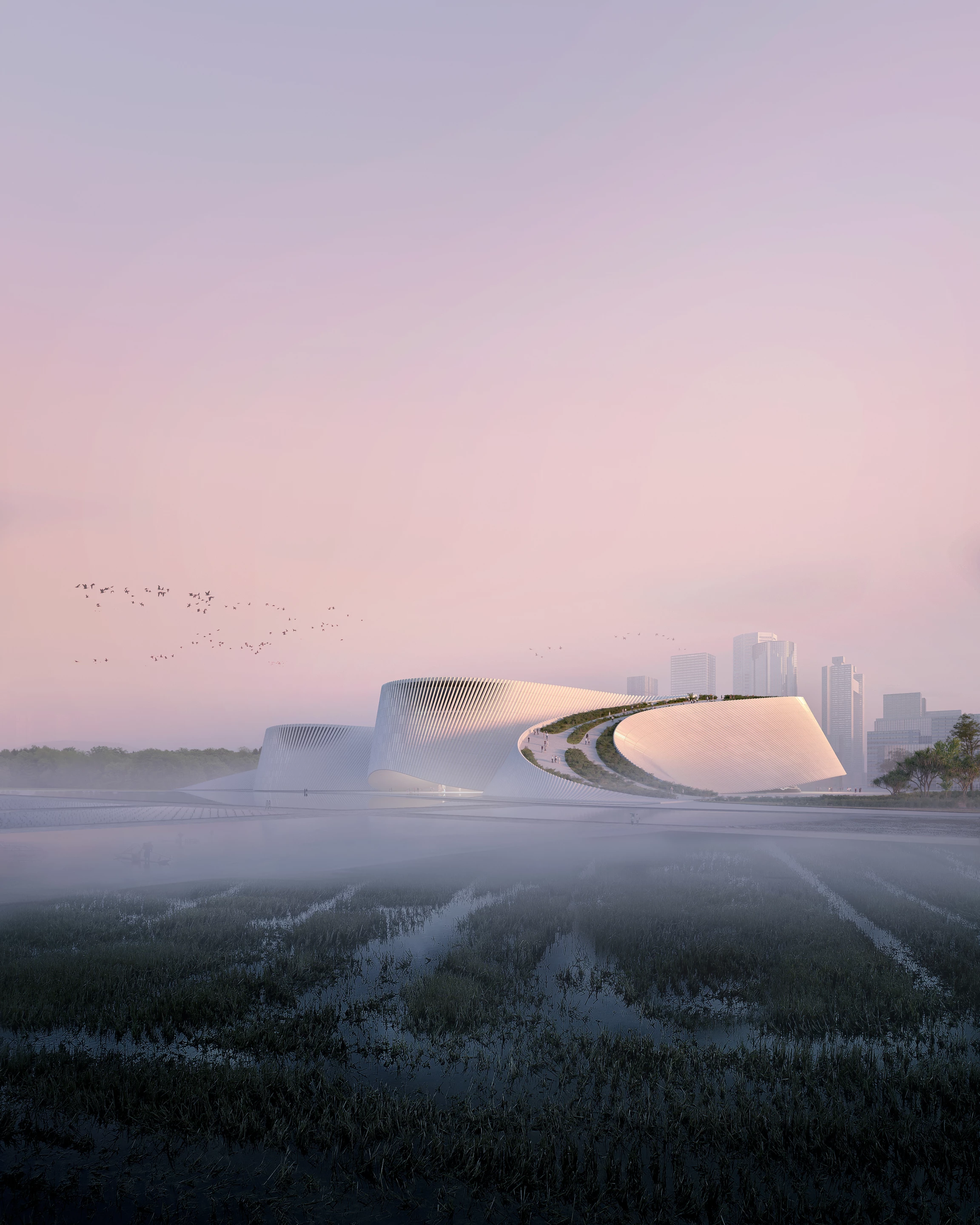 Delta will measure 42,000 sq m (roughly 450,000 sq ft) and will be located near a lake in Shenzhen, China