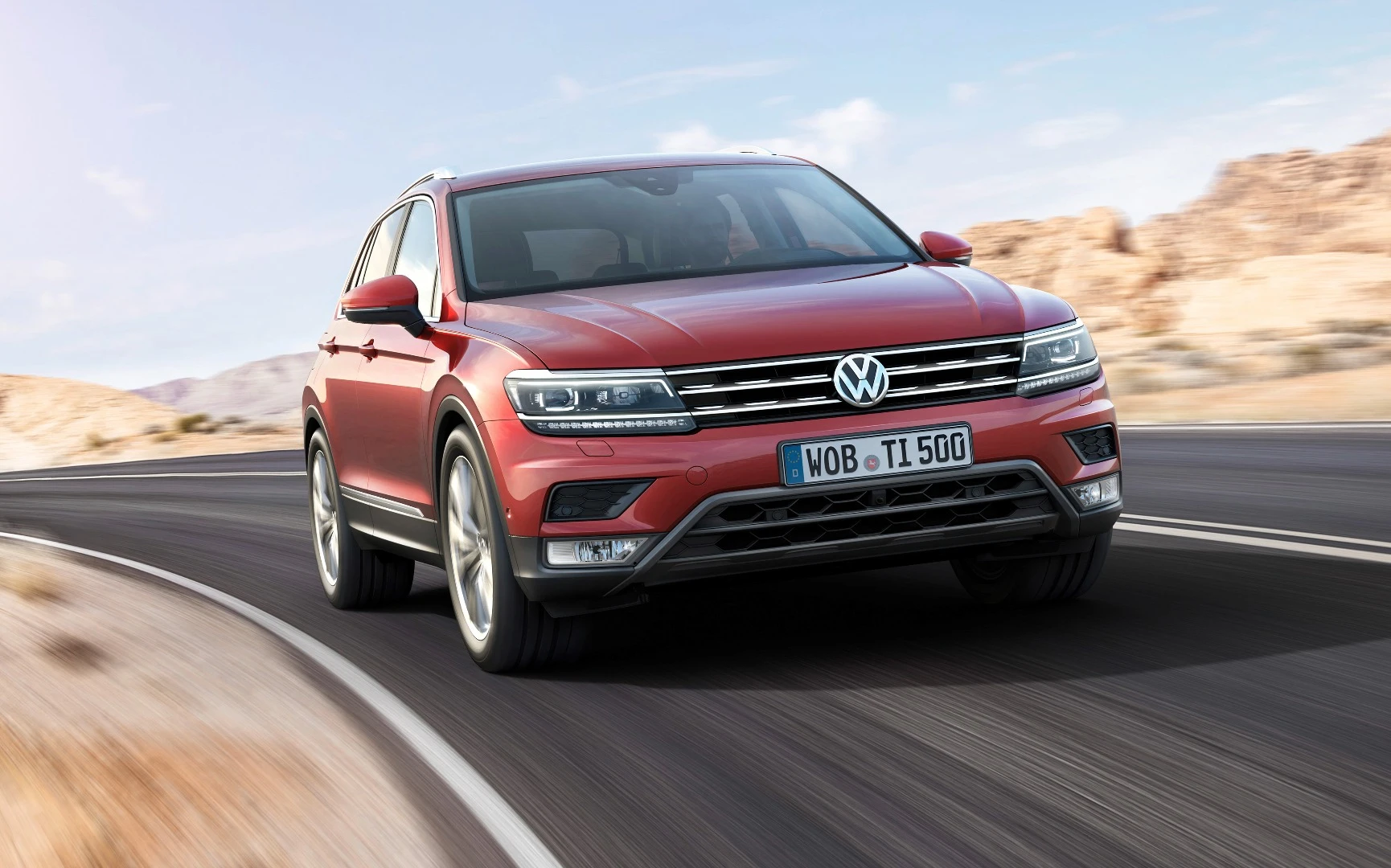 The new VW Tiguan can be had with VW's 4Motion all-wheel system