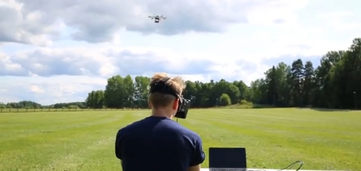 A test run of the Oculus Rift FPV