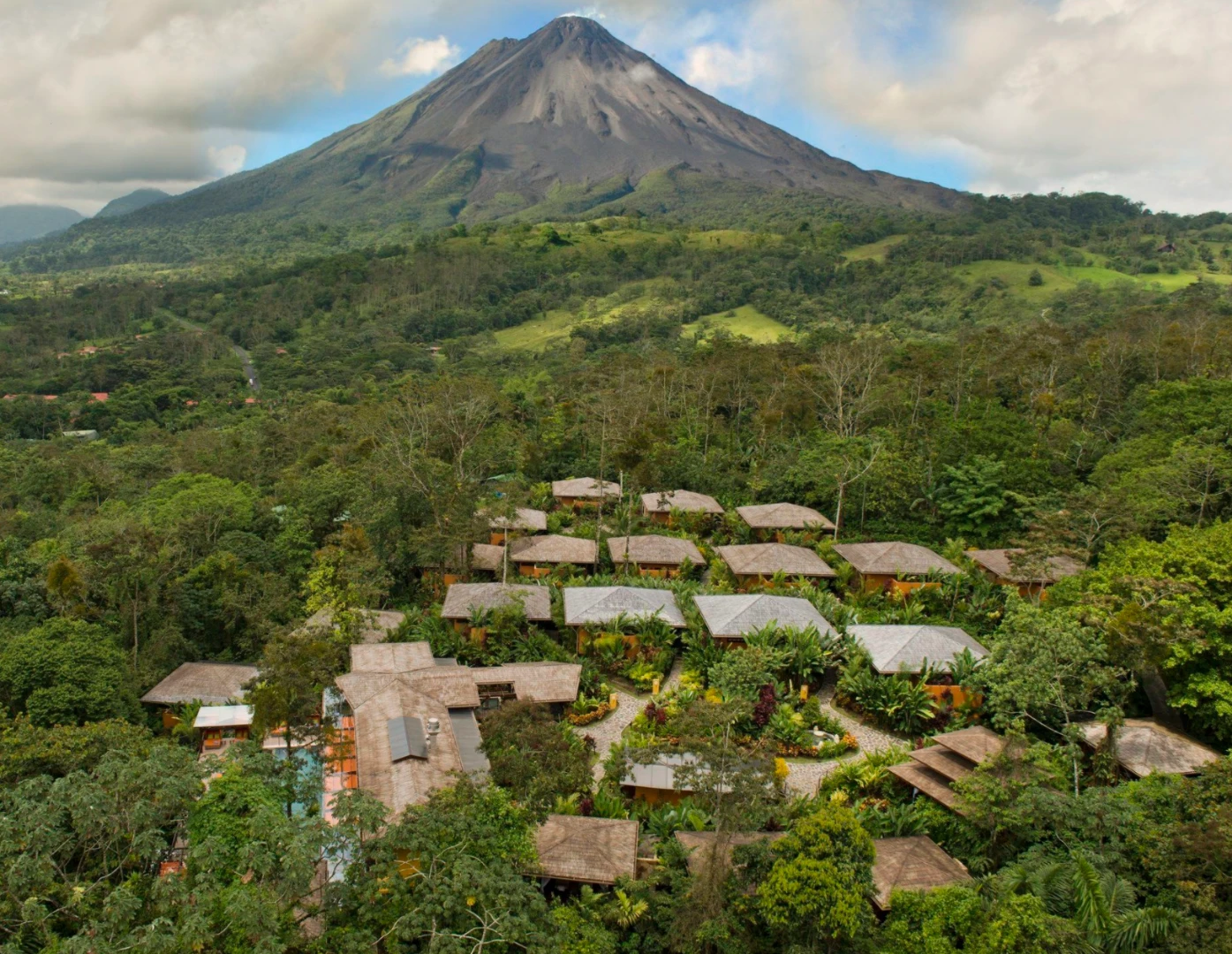 Deep in the jungle of Costa Rica is the Nayara Resort, perched right next to the young, and still active, Arenal Volcano. Access is either a two-and-a-half-hour drive from San Jose or just a quick half-hour trip on a private plane