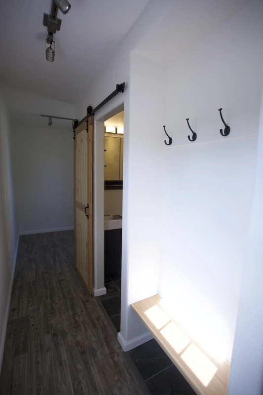 The interior features two bedrooms