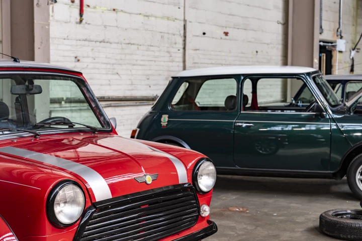 The Mini Recharged project converts classic Minis to an electric drivetrain