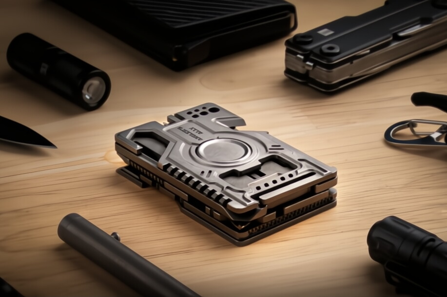 When all five cards are assembled, the TitanSpin weighs in at 4.41 oz (125 g)
