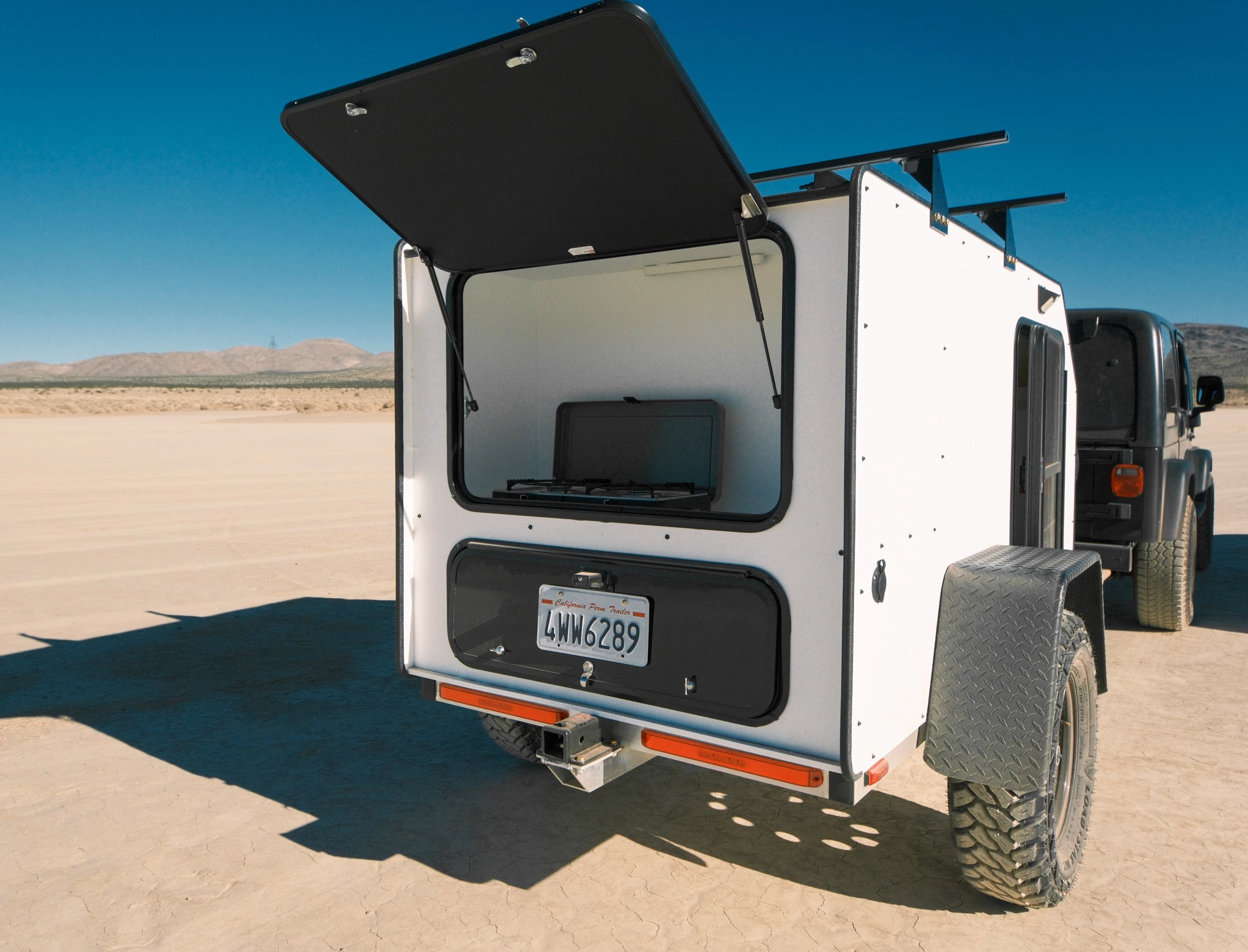 A key feature of the Unit-1 design is its rear tailgate and trunk storage