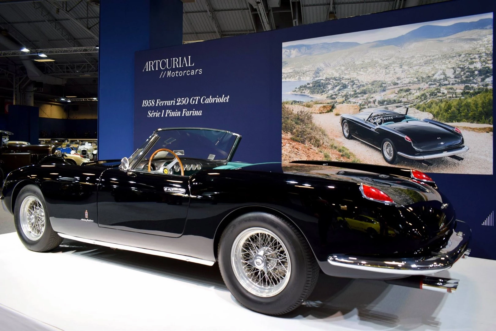 Offered with a full history, and one of just 40 produced, this Ferrari Cabriolet 250 GT Series 1 was estimated to sell for between € 7,000,000 and € 9,000,000 but did not find a new home. Extraordinary imagery by Loïc Kernen in the auction description.