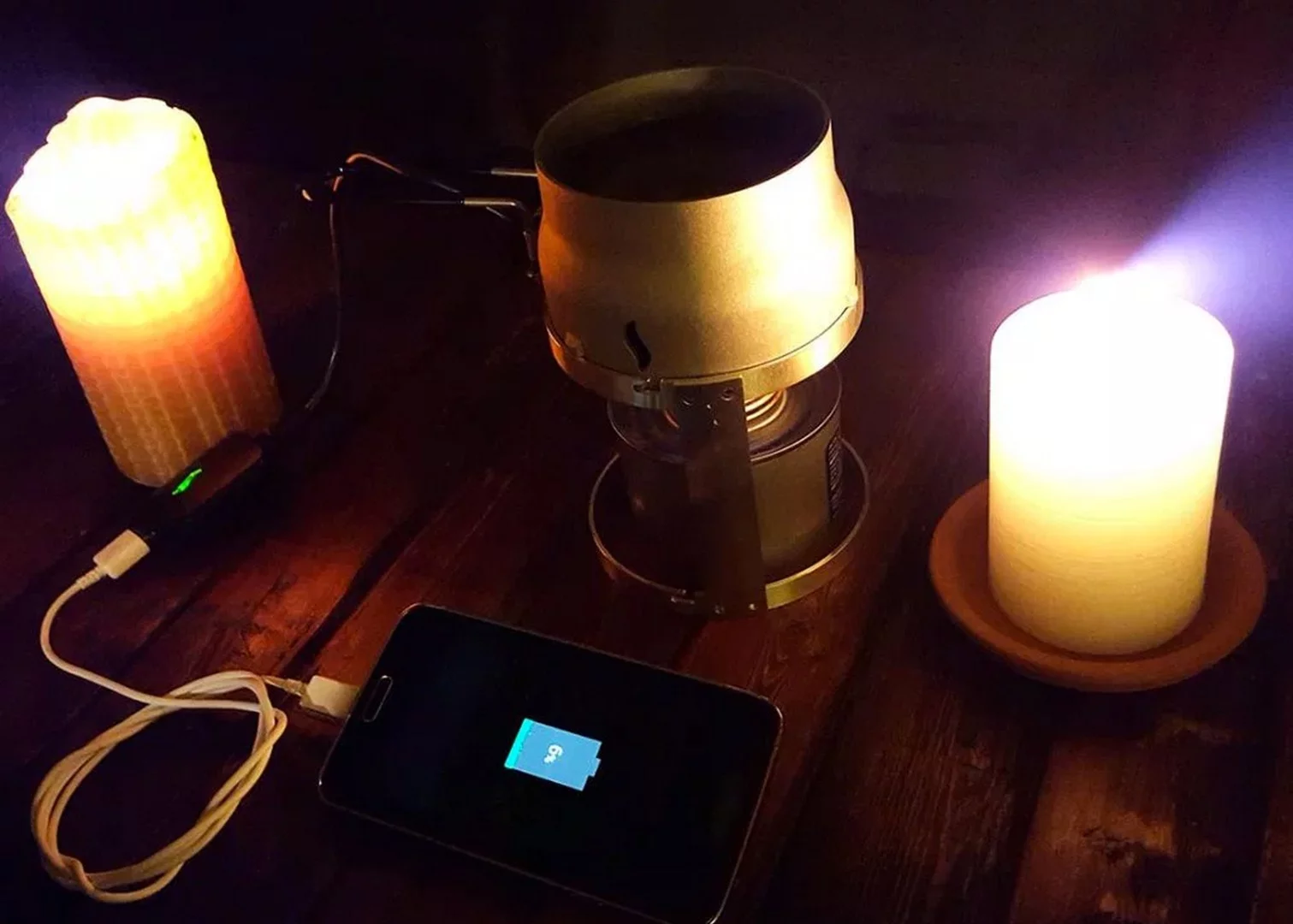 Even if the power's out, your phone can keep charging