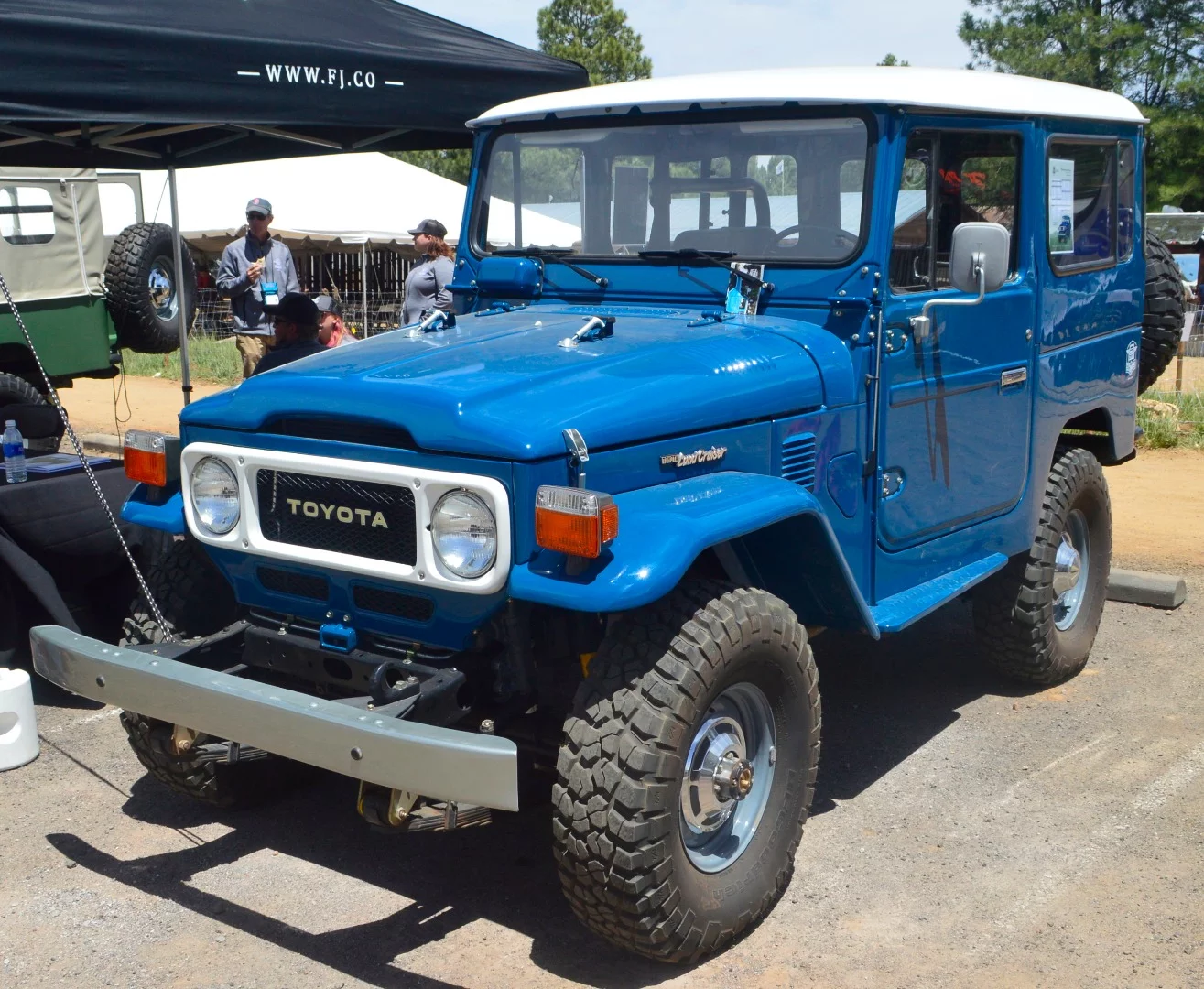 We really didn't go very long without seeing a Land Cruiser restoration ... not that we're complaining - beautiful examples everywhere