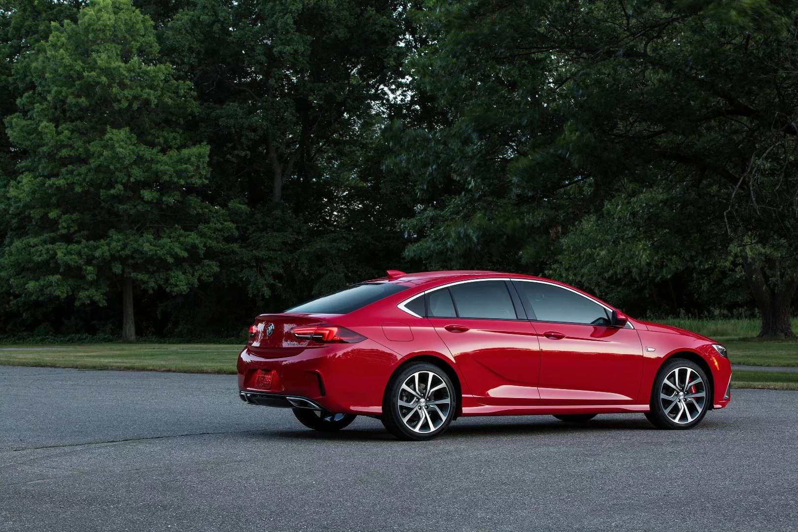 The exterior of the Regal GS is relatively refined