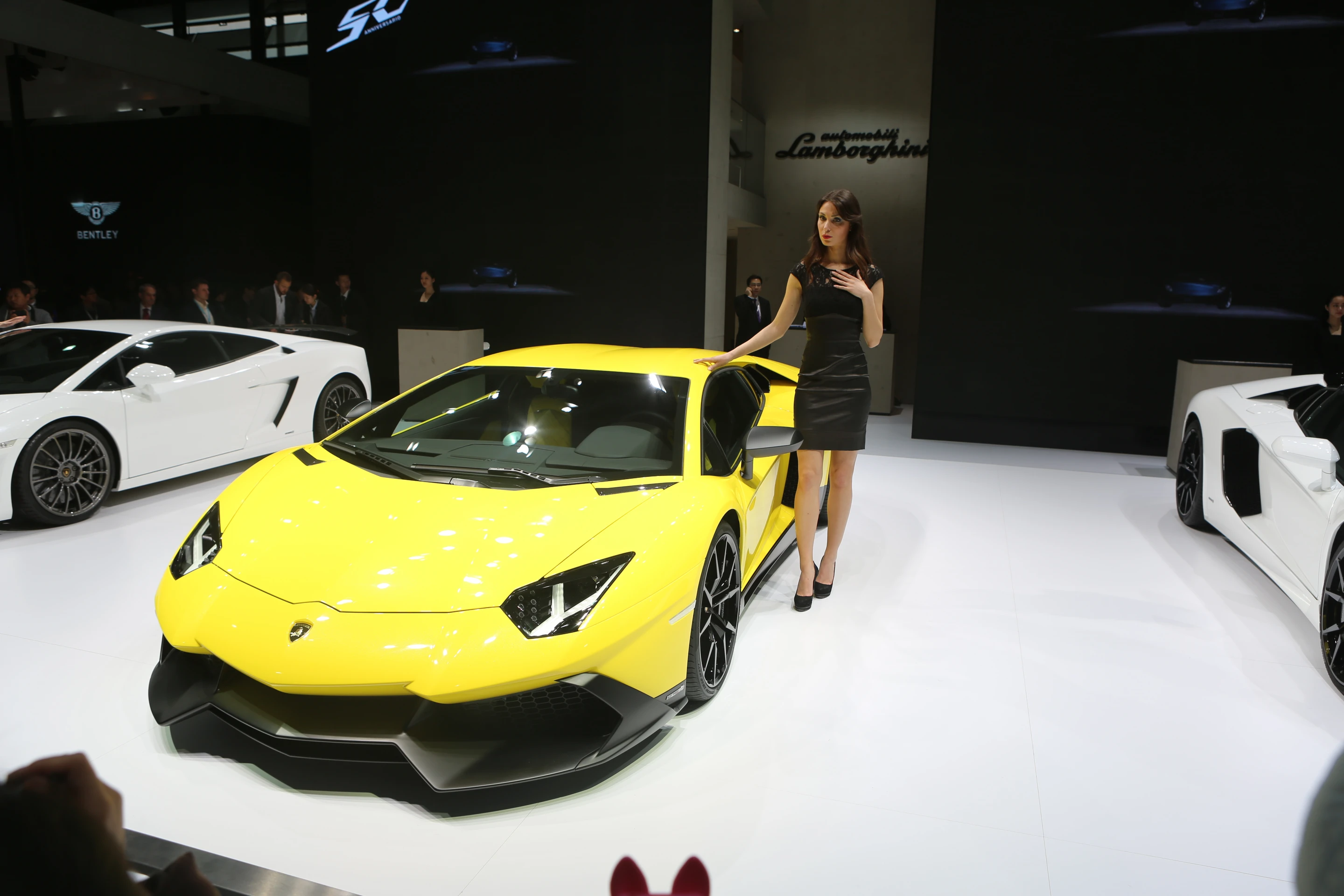 Aventador LP 720-4 50° Anniversario, shown at the Shanghi Auto Show