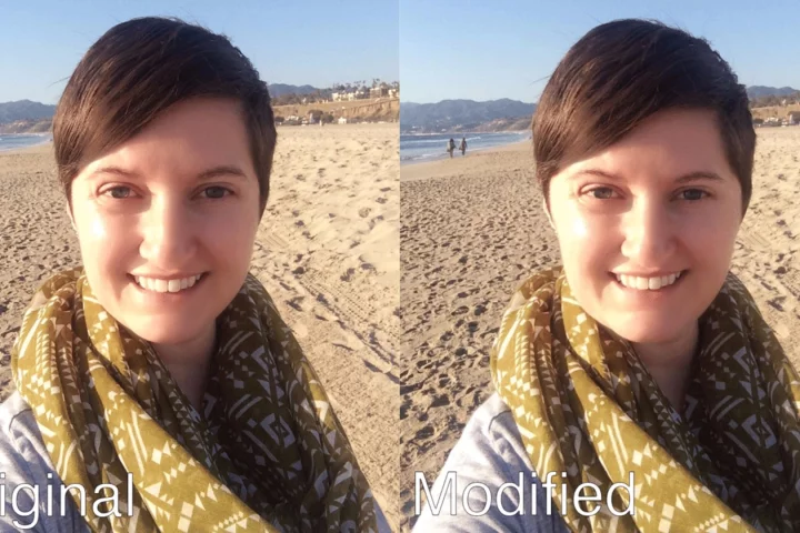 Though fairly subtle, the tool is able to make selfies look at lot more like the real thing
