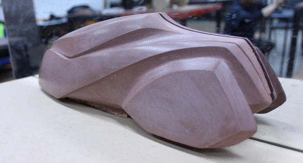 The Autonomo model in the making. (Photo: Charles Rattray)