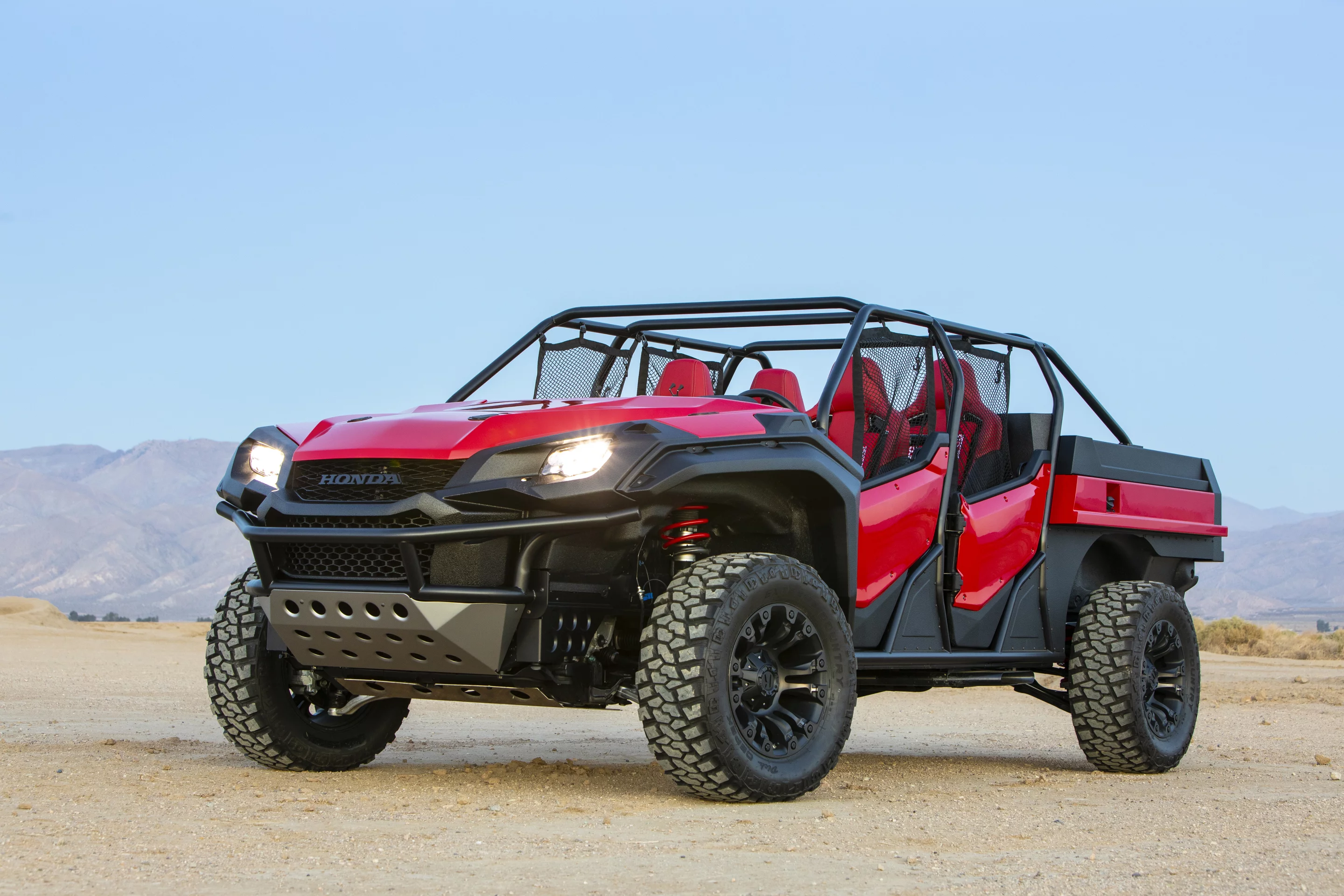 Honda has debuted the Rugged Open Air Vehicle concept at SEMA 2018