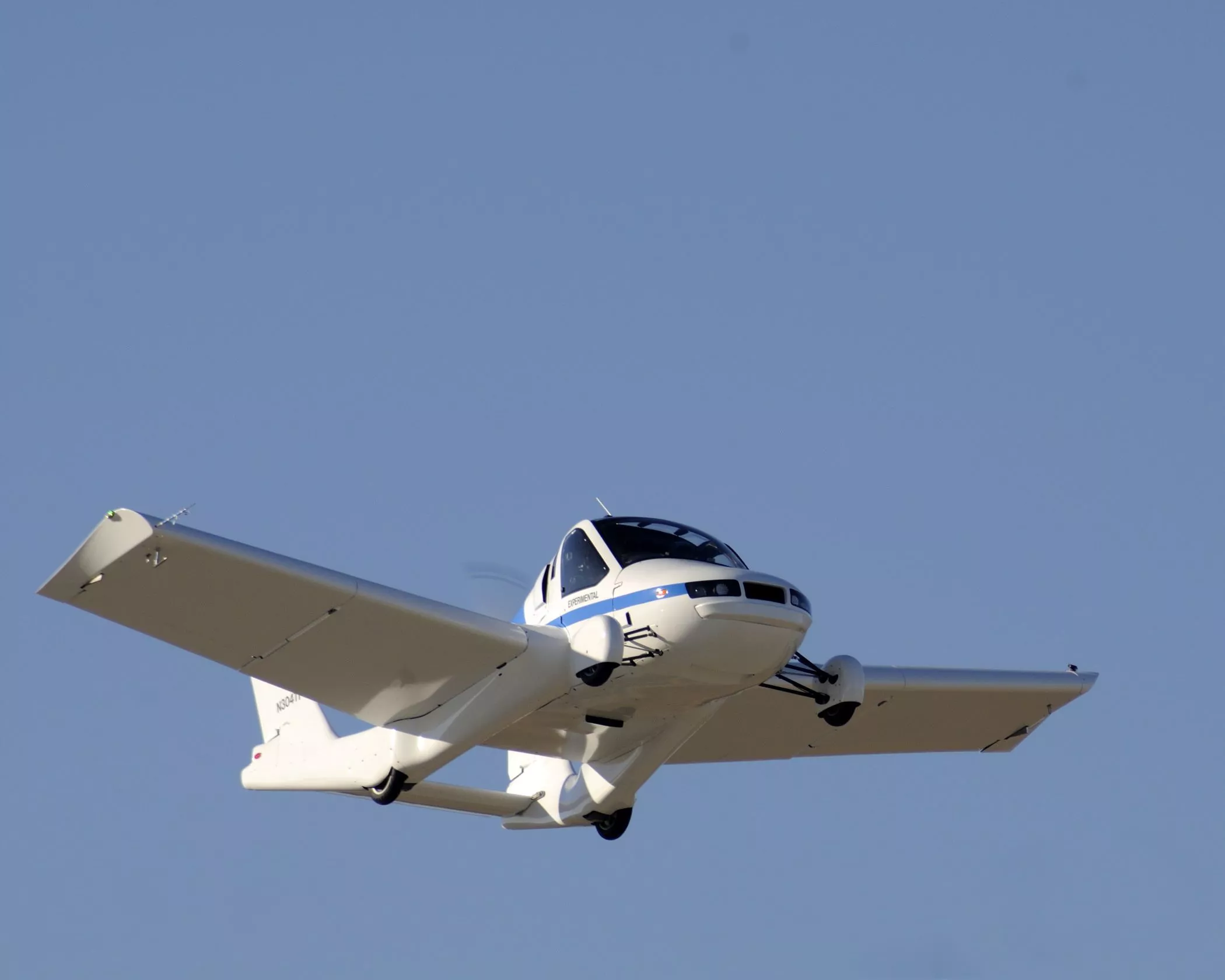 The production prototype of Terrafugia's Transition Street-Legal Airplane has successfully completed its first flight