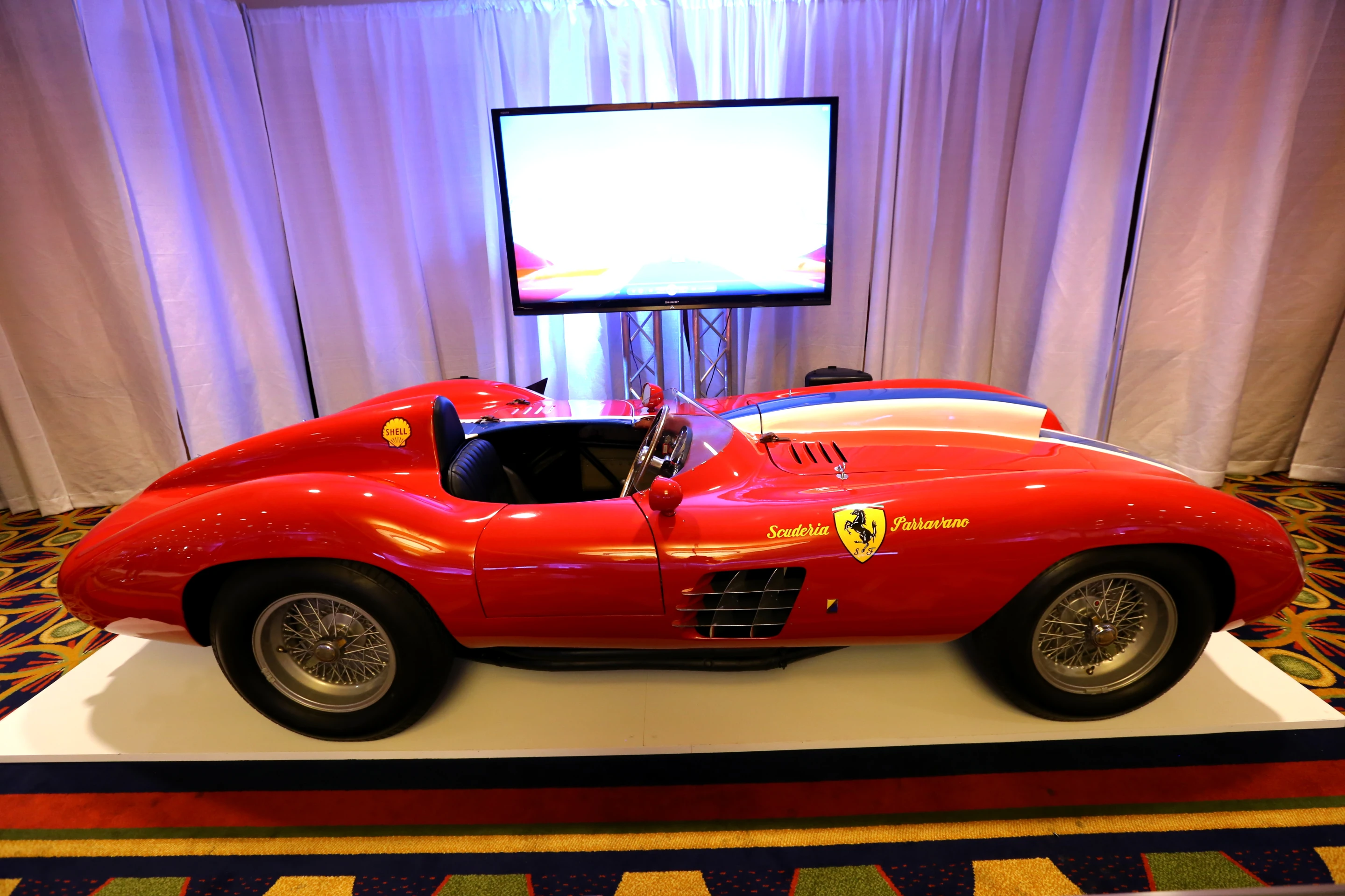 The 5.0-liter Ferrari at Rick Cole's won the World Sportscar Championship in 1955 (Photo: Angus MacKenzie/Gizmag.com)