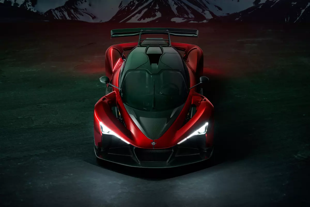 The all-new Zenvo Aurora: a V12 hybrid powertrain wedged into a carbon tub and draped with the minimum possible of everything else