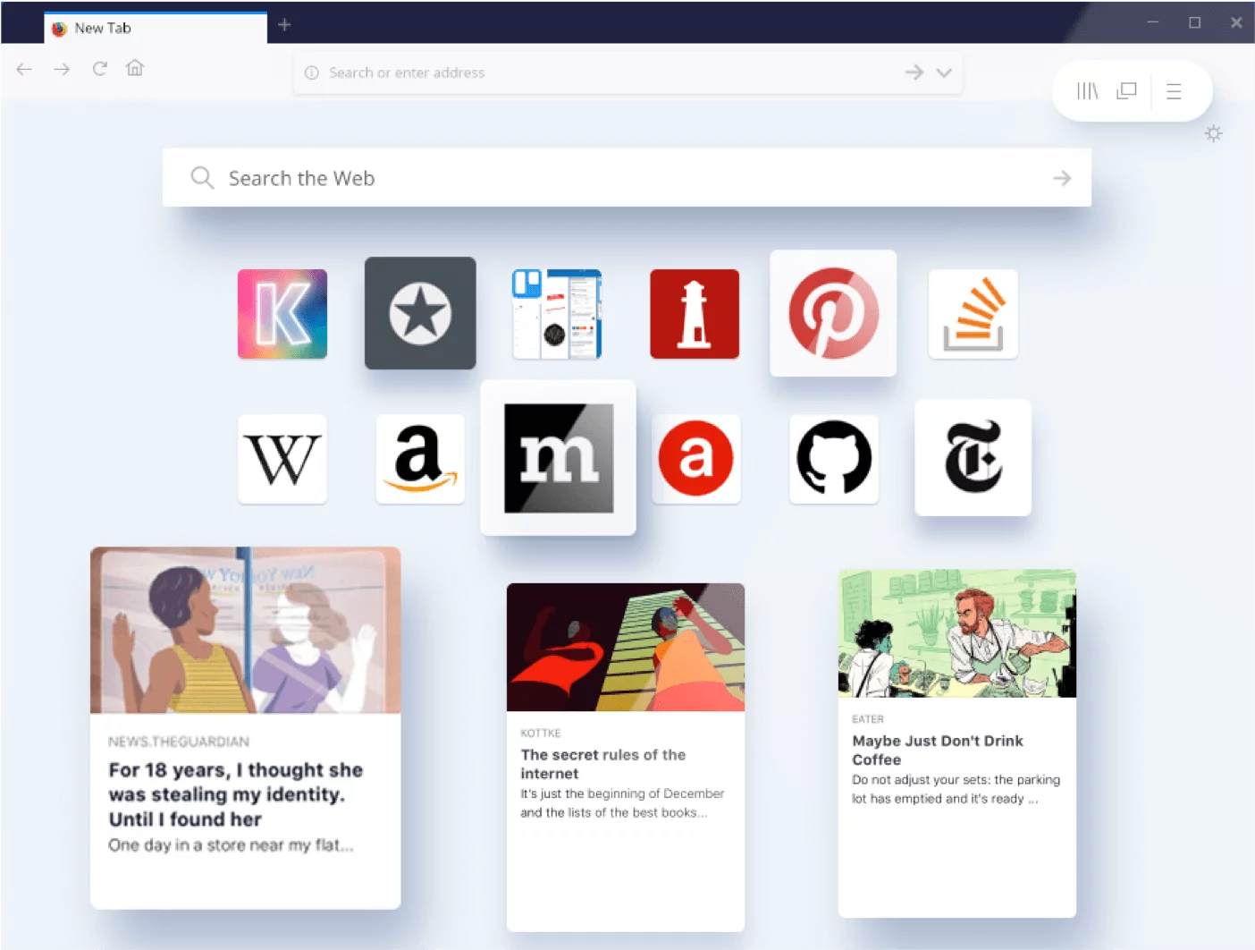 The open source web browser Firefox