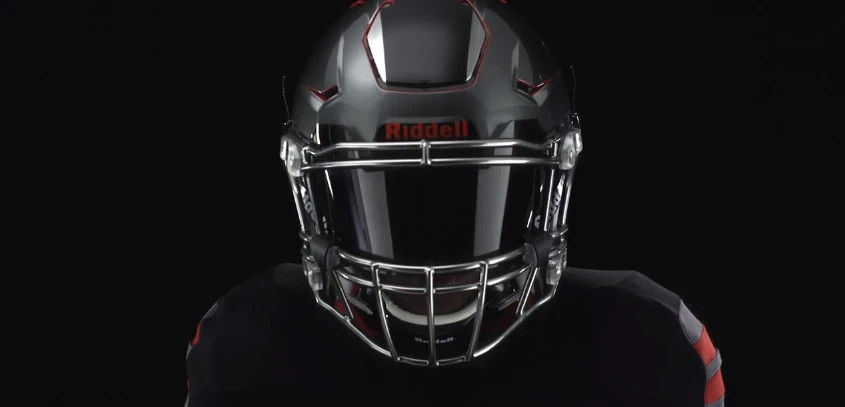 The Riddell Speedflex, with its flexible hinged panel visible at the top