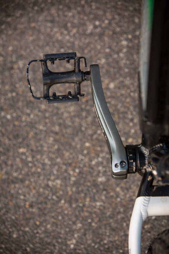 Benelli Achle 29 eBike: torque sensor on the left side of the crank
